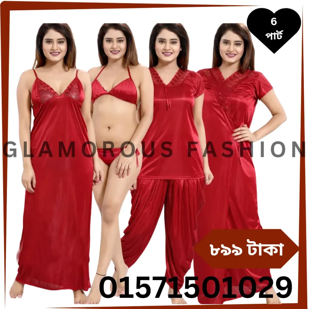 6 Part Duti MAROON COLOR