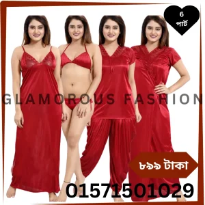 6 Part Duti MAROON COLOR